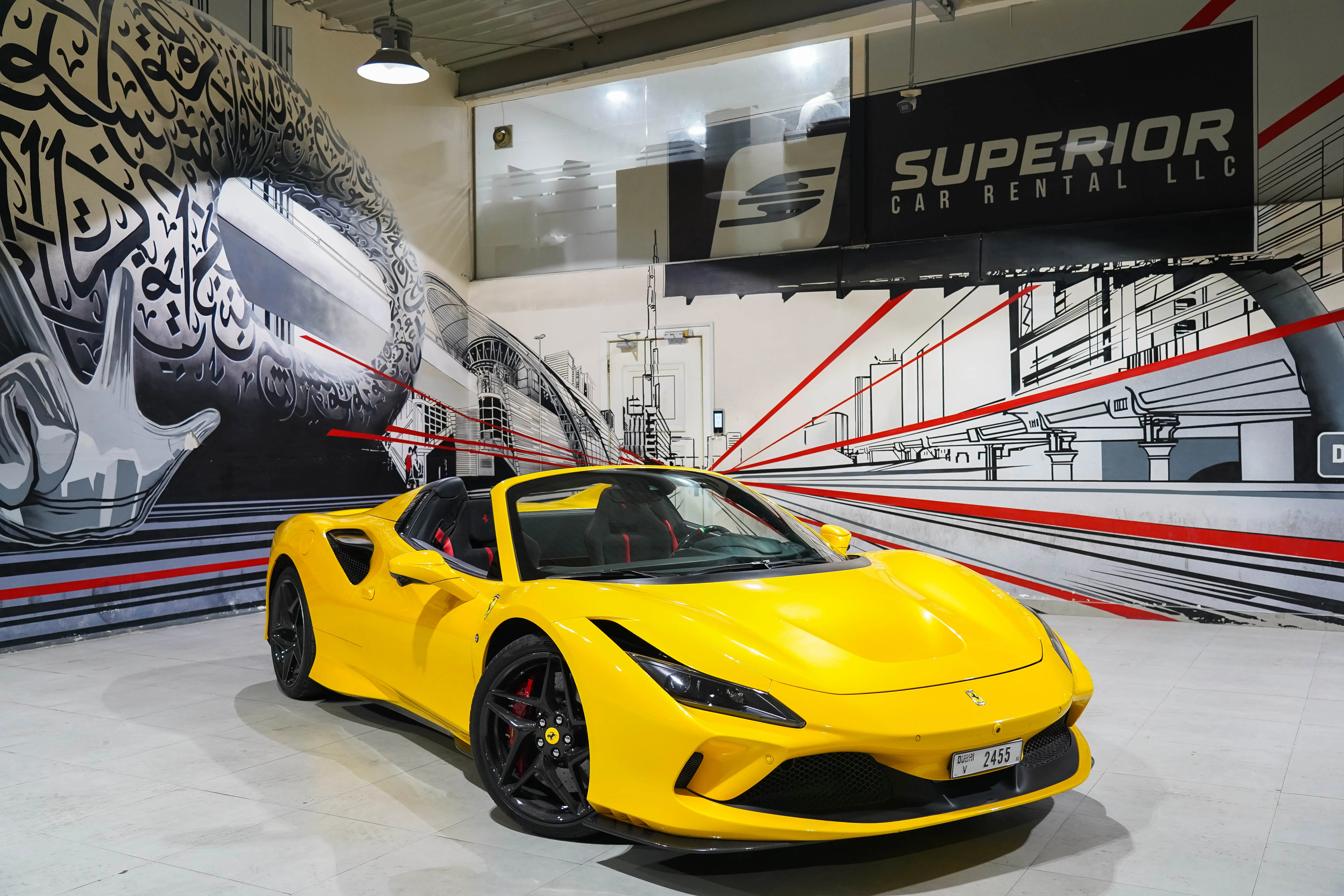 Rent Ferrari F8 Spider Dubai from 2999 AED/day | Superior Rental Luxury ...